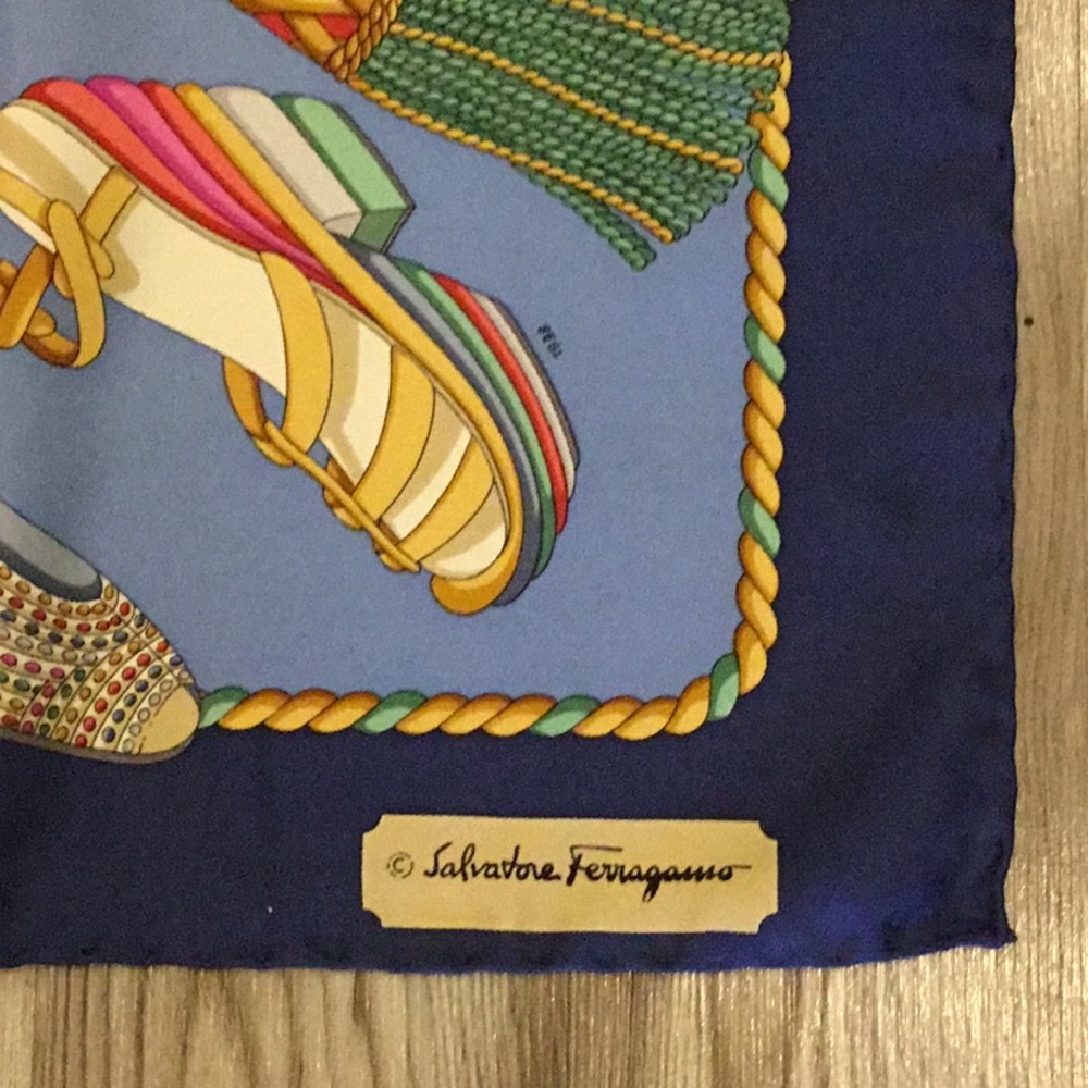 Ferragamo silk scarf!